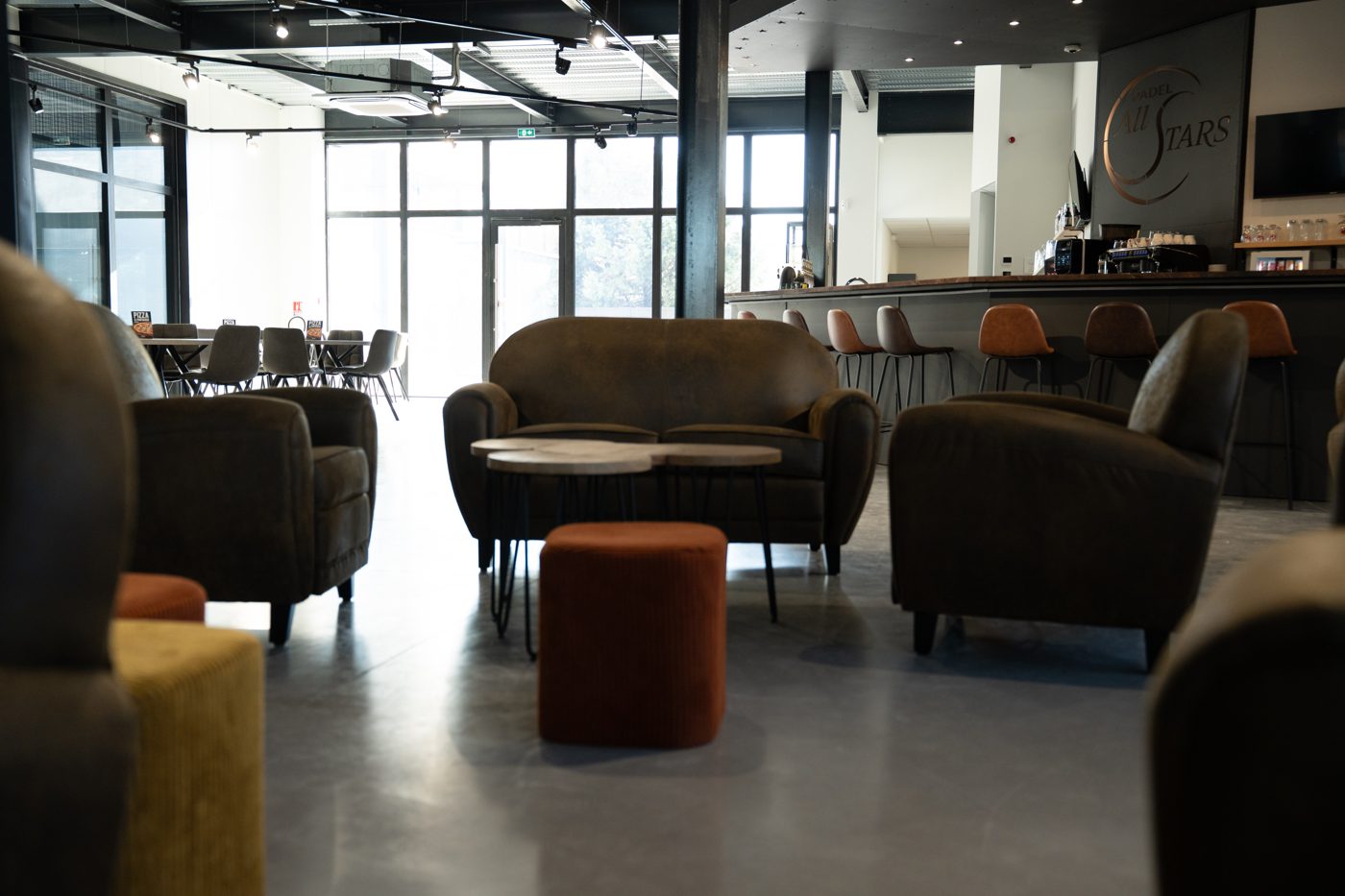 Accueil du club house