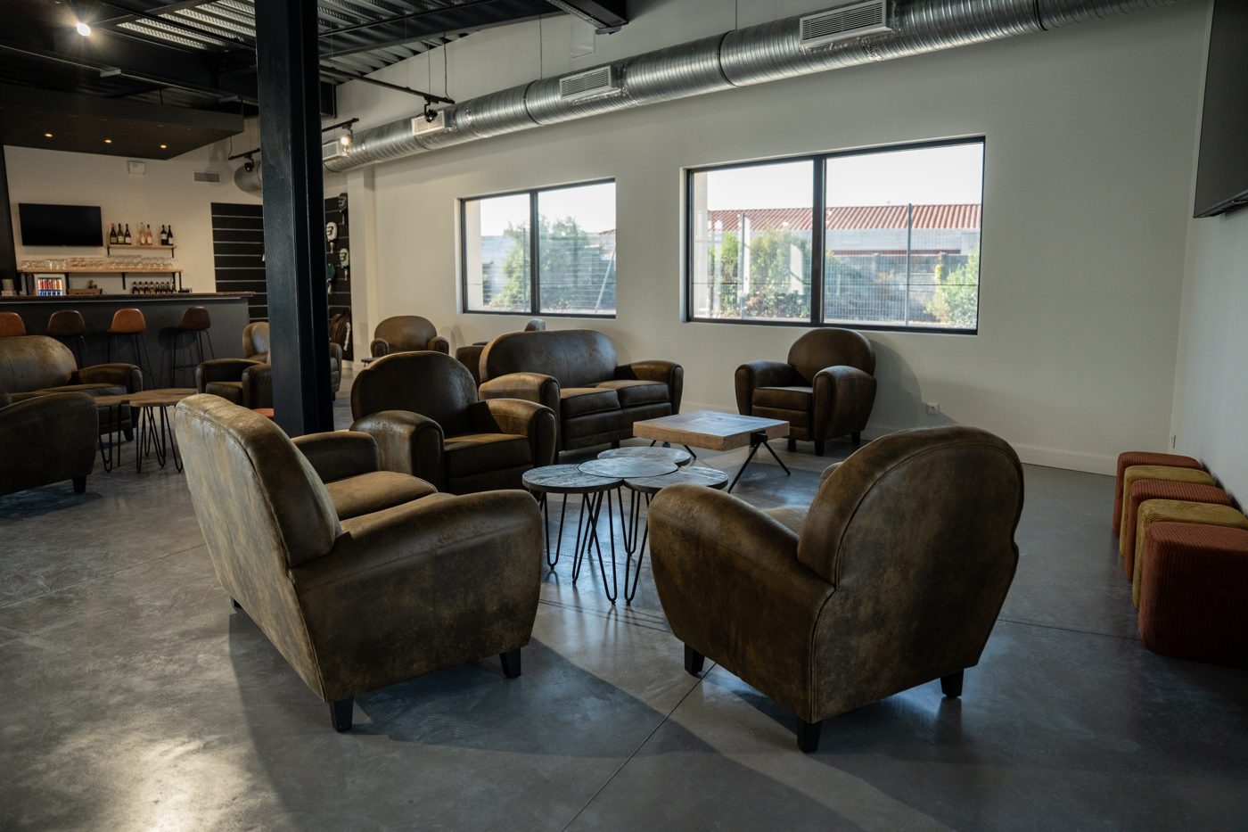 Espace salon du club house